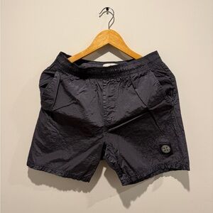 Stone Island Dark Gray Hybrid Shorts Size Small